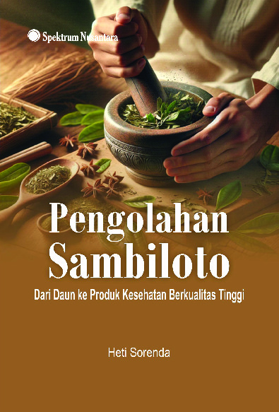 Sampul buku Pengolahan Sambiloto...